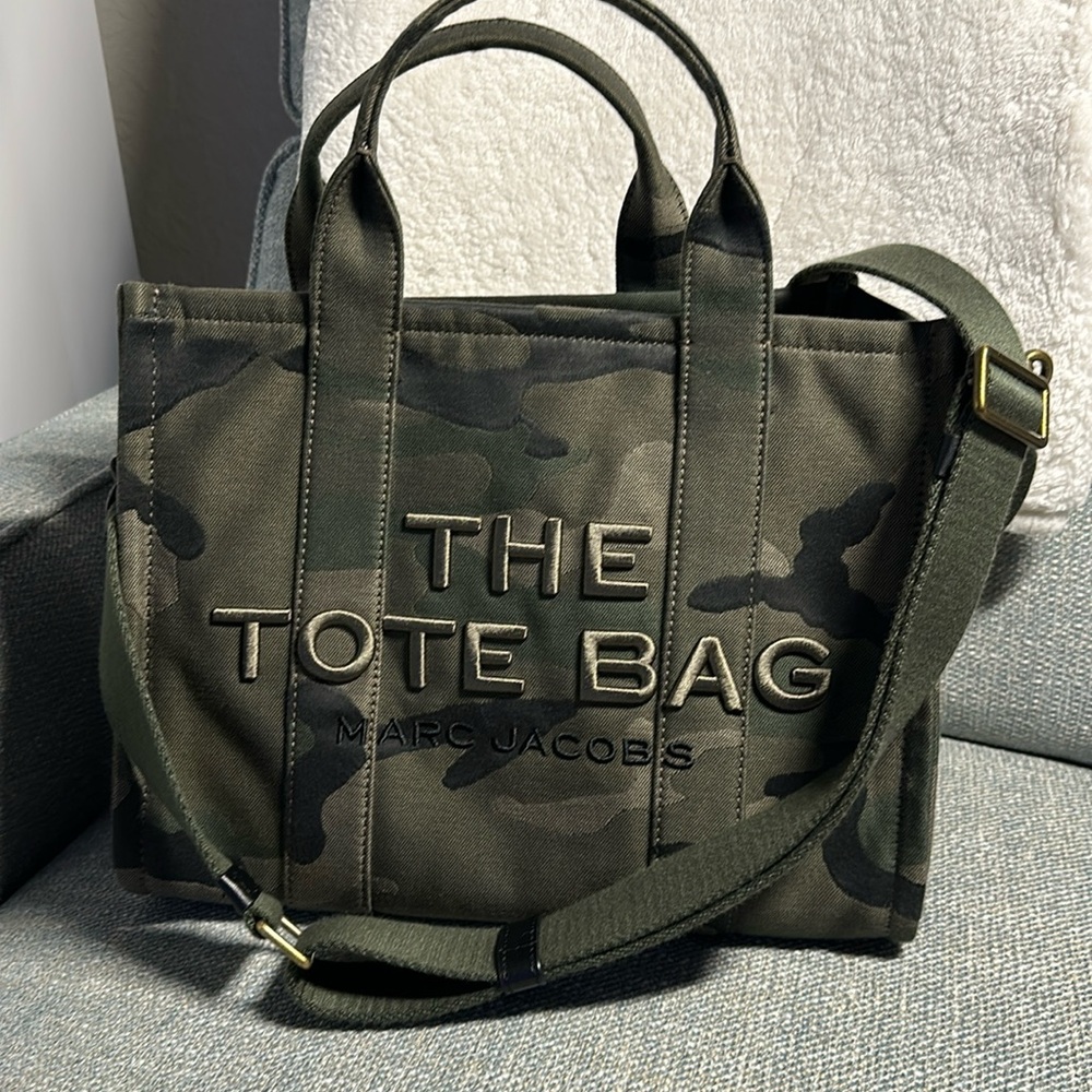 Marc Jacobs The Camo Jacquard Medium Tote Bag